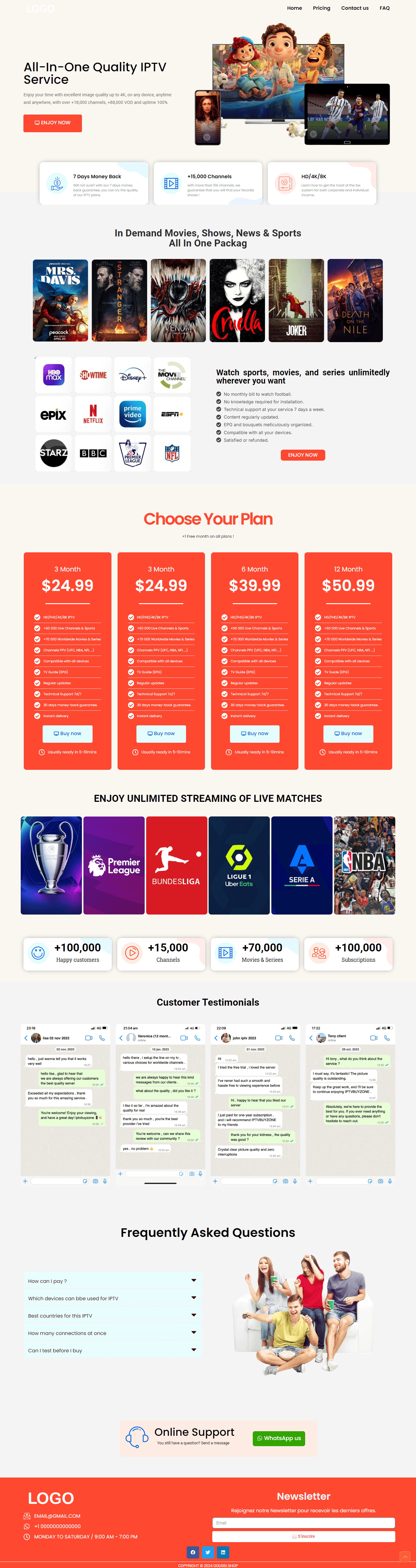 IPTV Template Amazing Harmonious Colors